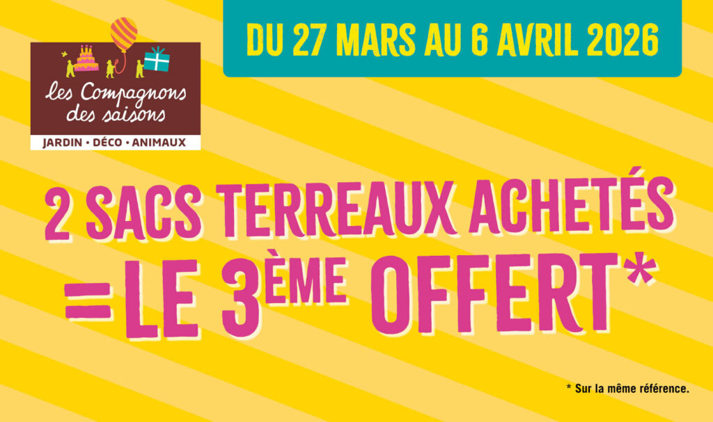 Sac de terreau et paillage pour jardin printanier, Foire aux Terreaux 2026